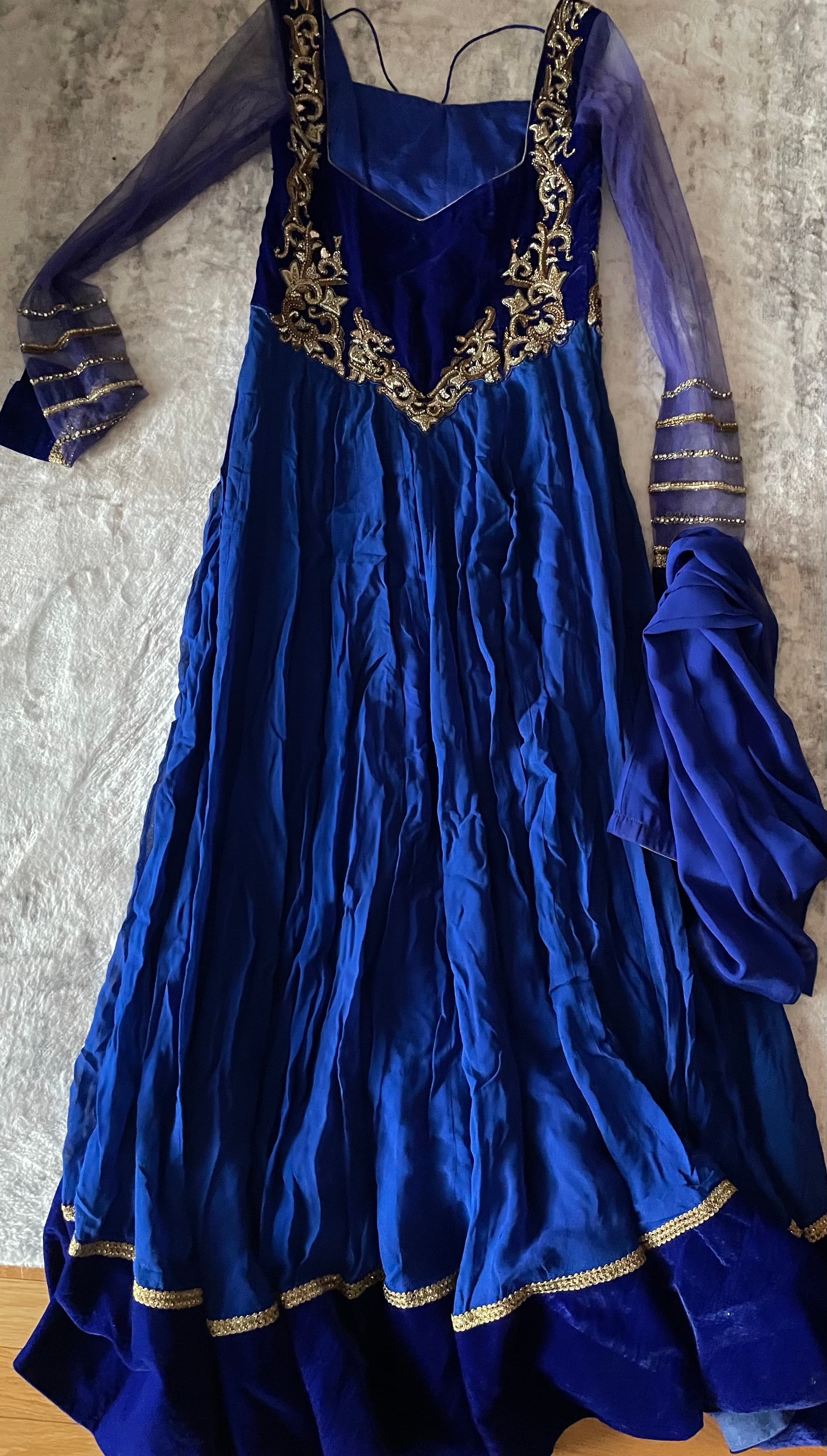 💙 Dark Blue Long Dress for Sale ✨