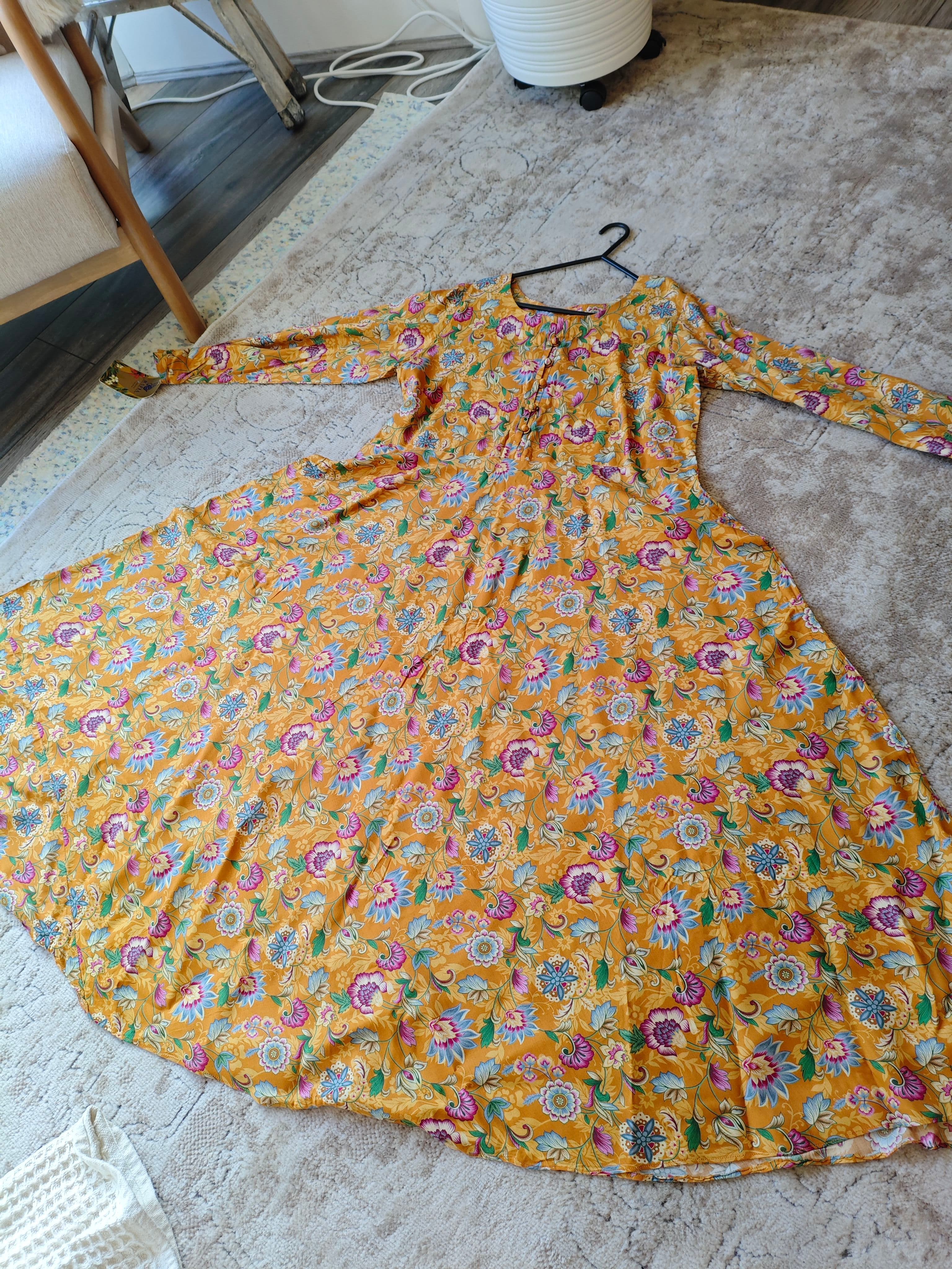 Rafia exclusive anarkali/ long dress, comfortable material brand new with tags