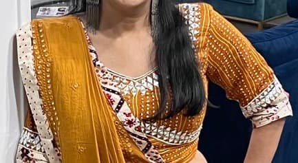 Yellow lehenga